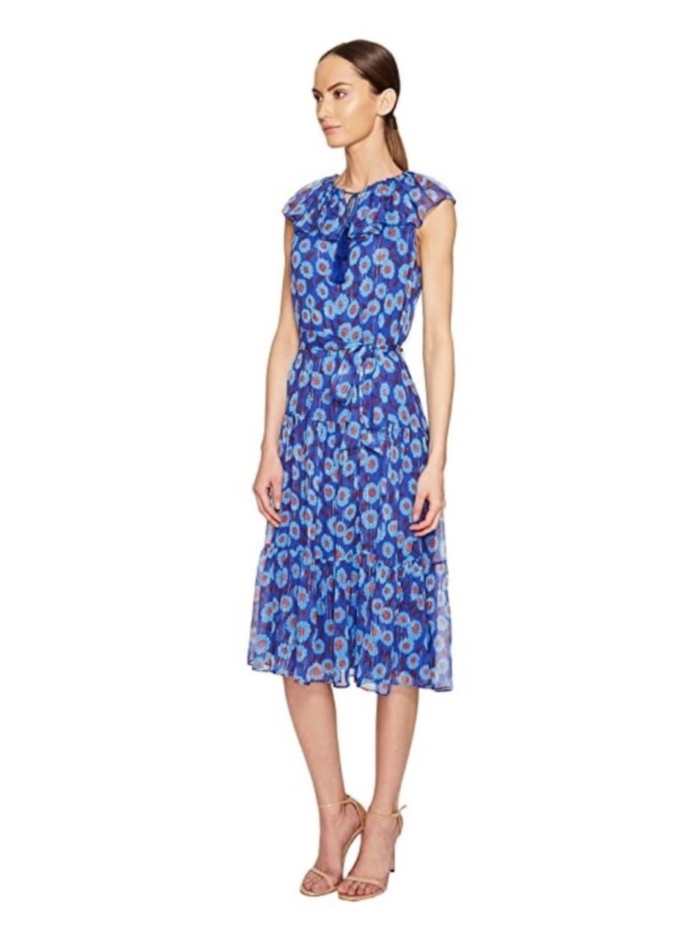 Kate Spade Silk Floral Dress Sz M